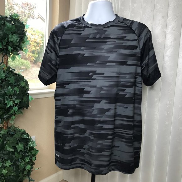 STARTER Other - STARTER S/S Sport Shirt | Black/Grey Size XL